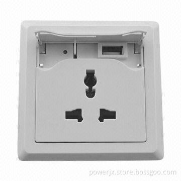 Universal USB Outlet Socket with USB Interface
